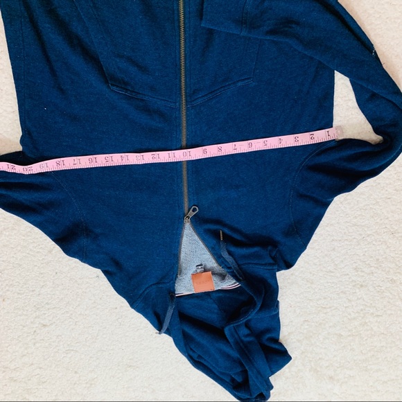 Joe’s jeans men’s navy blue hoodie raw color H - Picture 5 of 7